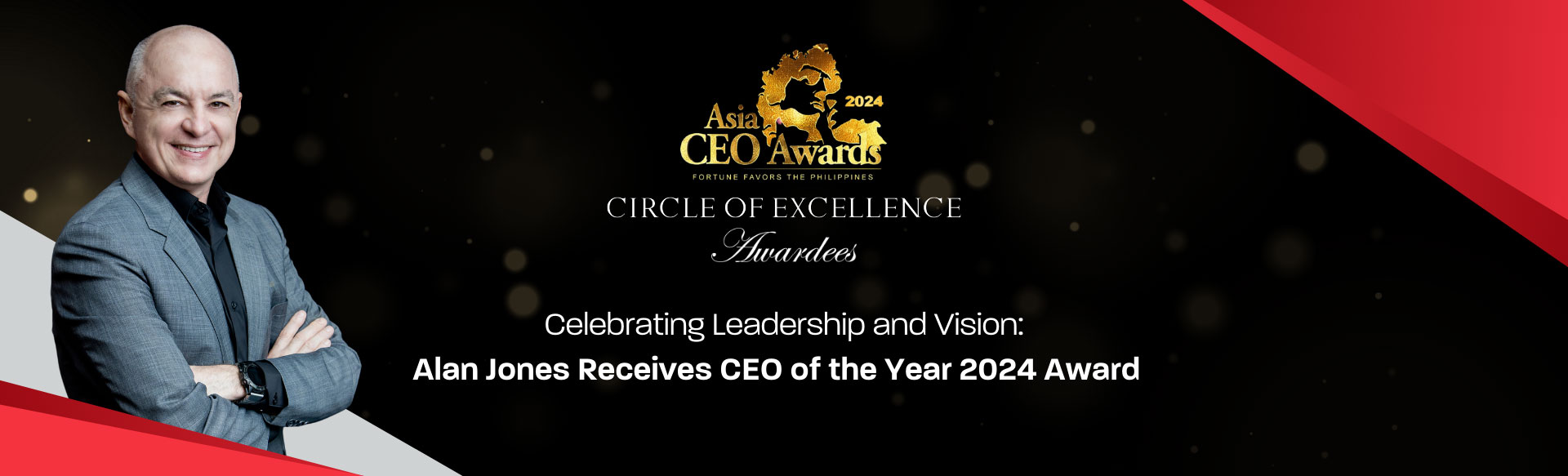 Alan Jones Receives CEO of the Year Award at the Asia CEO Awards 2024